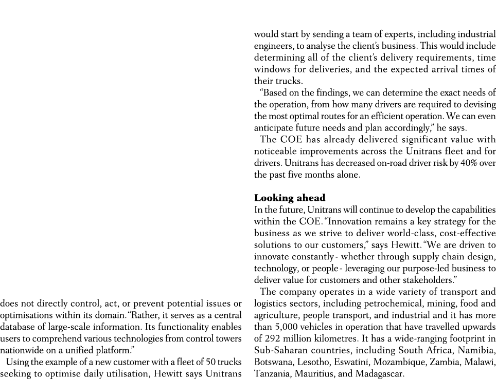 does not directly control, act, or prevent potential issues or optimisations within its domain. “Rather, it serves as...
