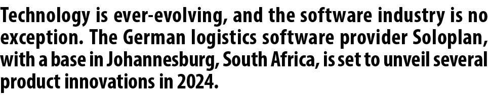 Technology is ever evolving, and the software industry is no exception. The German logistics software provider Solopl...