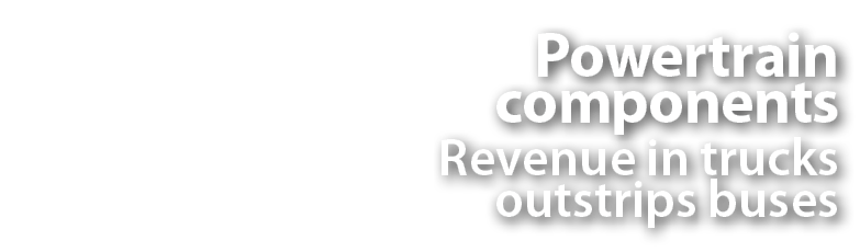 Powertrain components Revenue in trucks outstrips buses