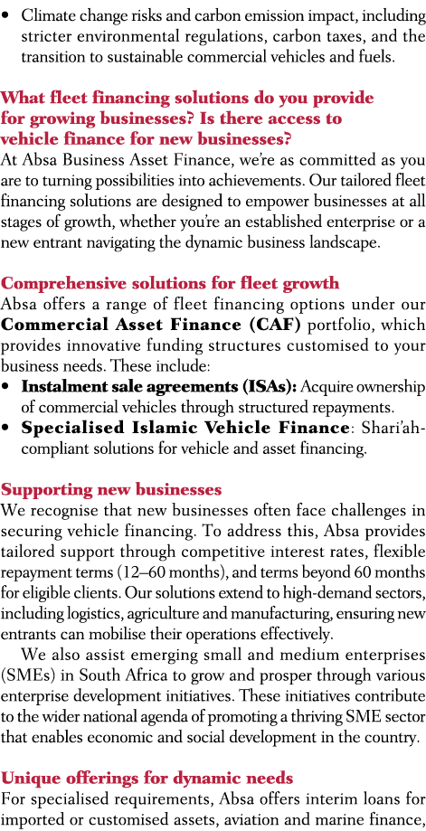 • Climate change risks and carbon emission impact, including stricter environmental regulations, carbon taxes, and th...