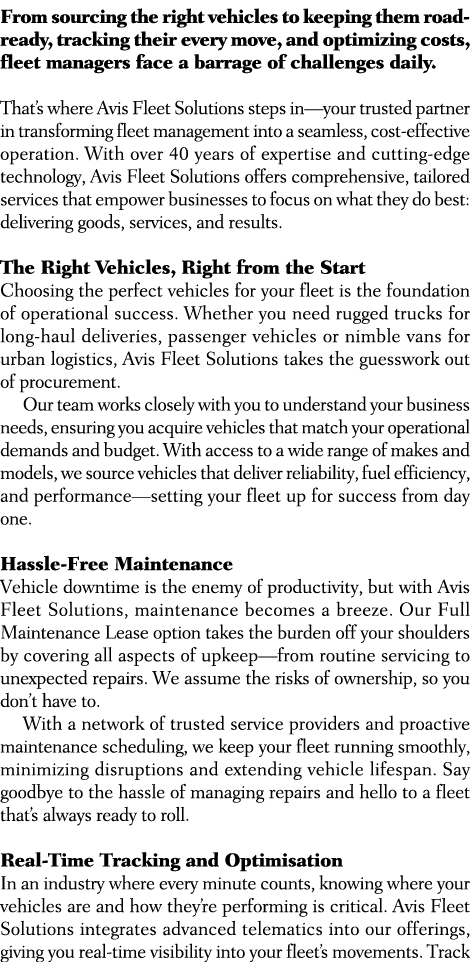 From sourcing the right vehicles to keeping them road ready, tracking their every move, and optimizing costs, fleet m...