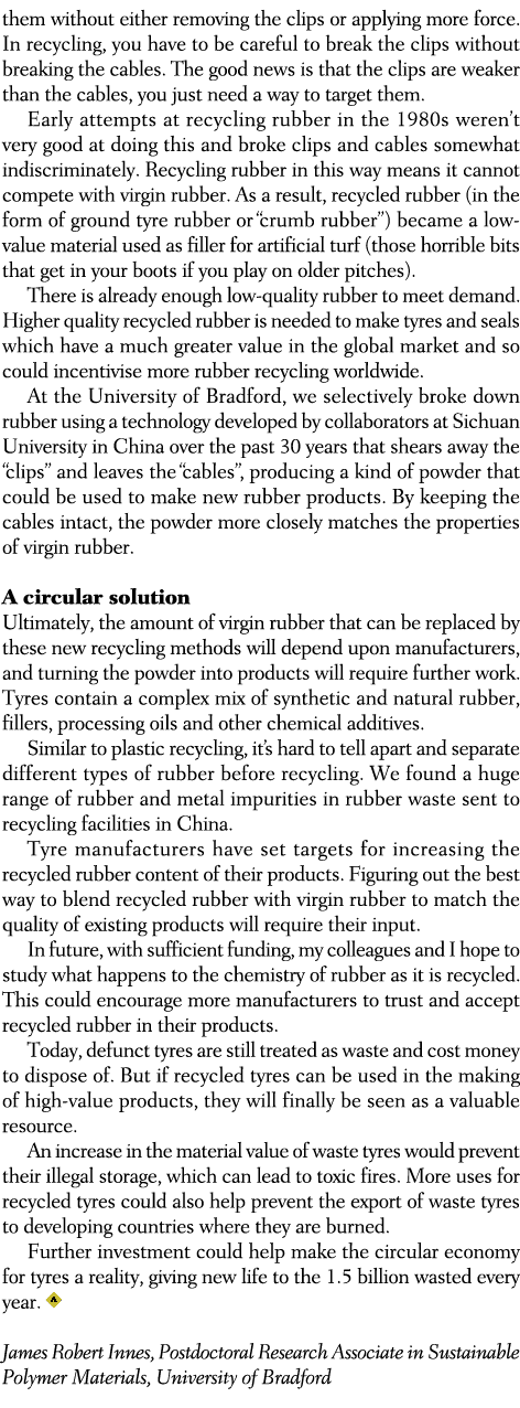 them without either removing the clips or applying more force. In recycling, you have to be careful to break the clip...