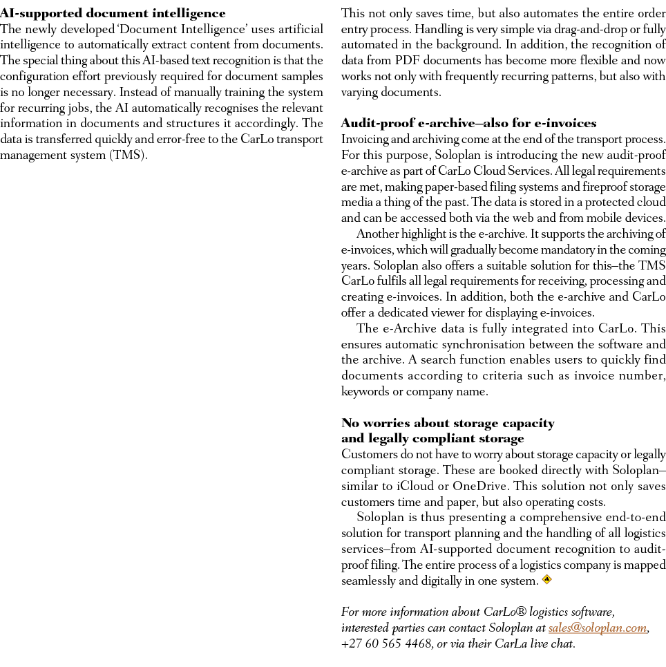 AI supported document intelligence The newly developed ‘Document Intelligence’ uses artificial intelligence to automa...